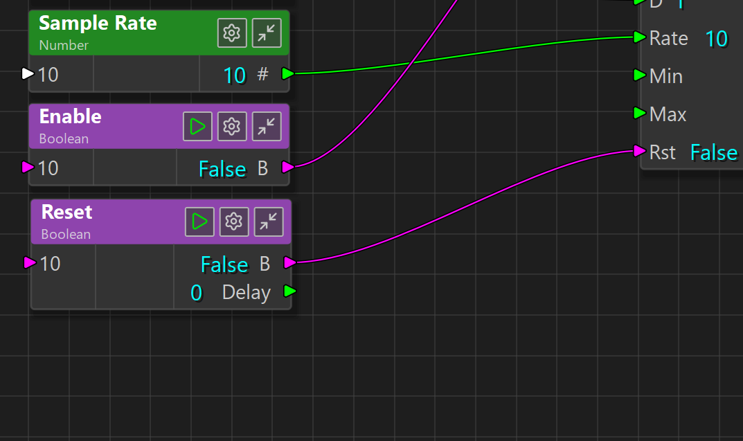 In grid play pause control